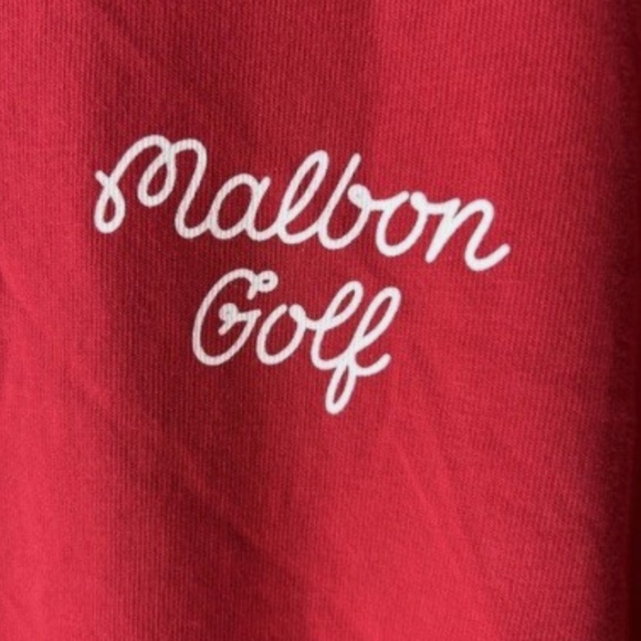 Malbon Presidents Cup United States Souvenir Long Sleeve T-Shirt Red - Picture 6 of 10